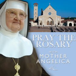 Join Mother Angelica and the Poor Clares of Adoration as they recite, in prayer and in song, the Joyful, Sorrowful, Glorious, and Luminous Mysteries of the Rosary. Recorded on-site at the Shrine of the Blessed Sacrament in Hanceville, Alabama.